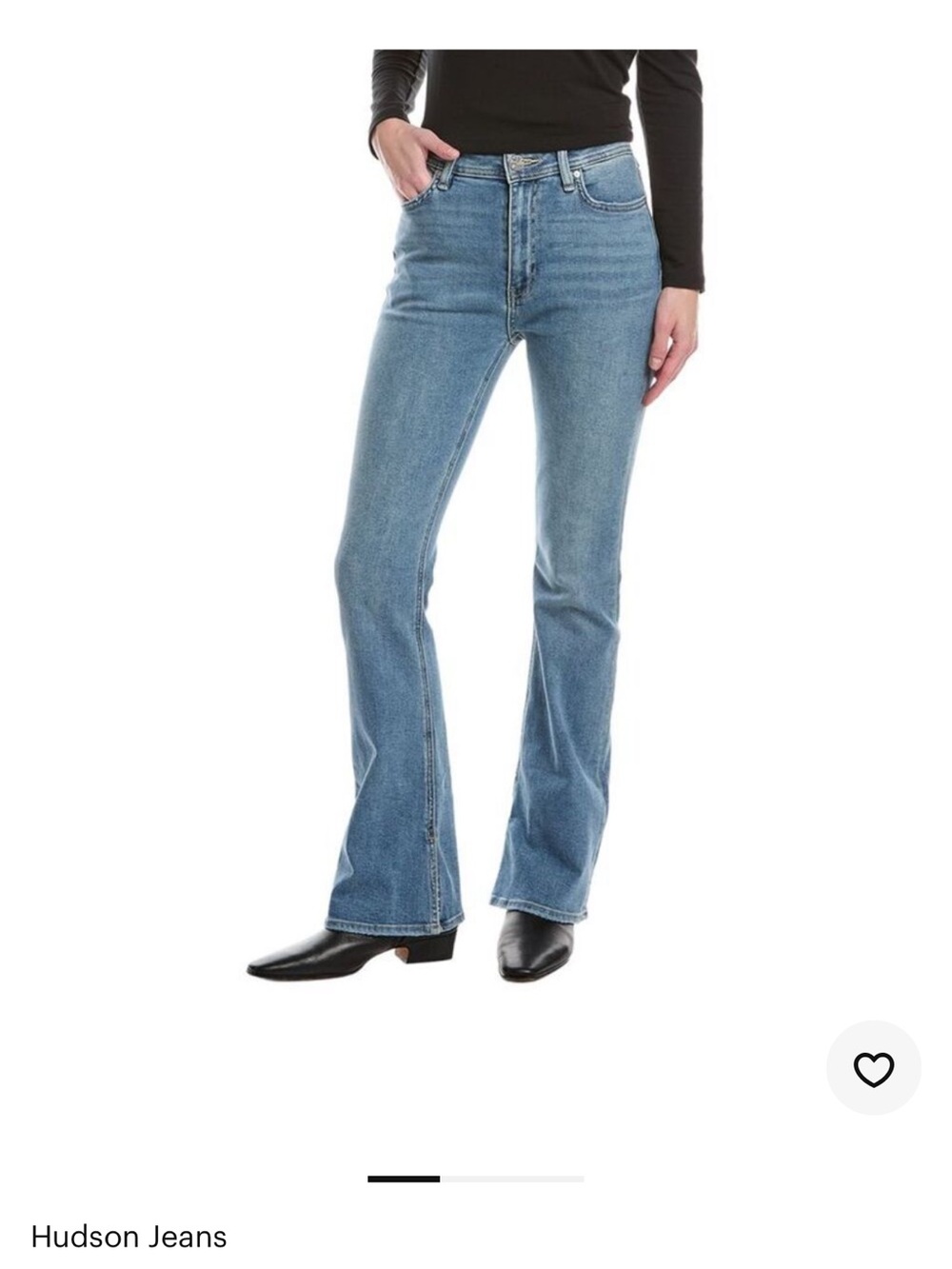 Hudson Barbara Reflection Jeans Light Blue Flare Jeans for Women